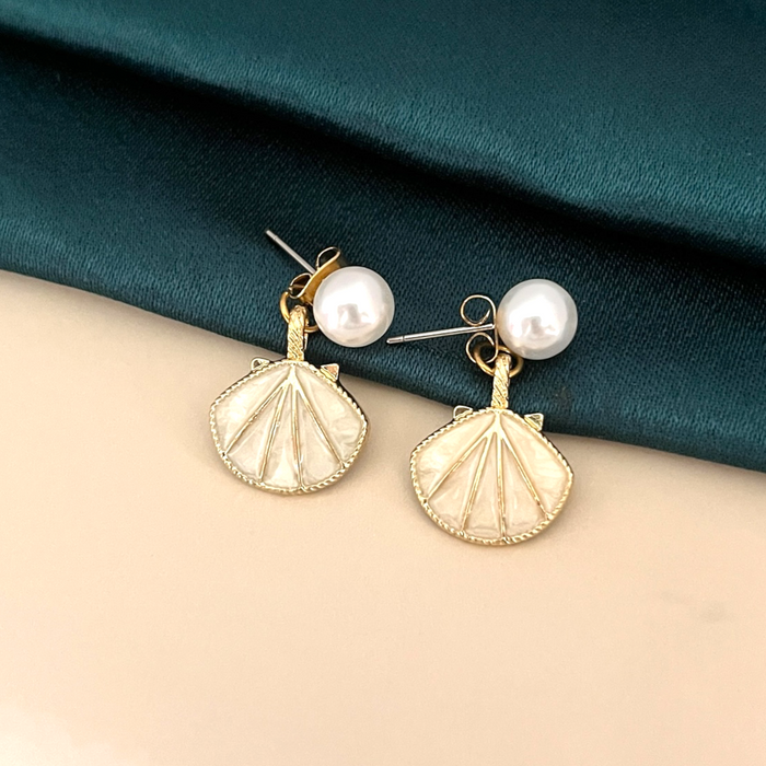 Shell Drop Earrings