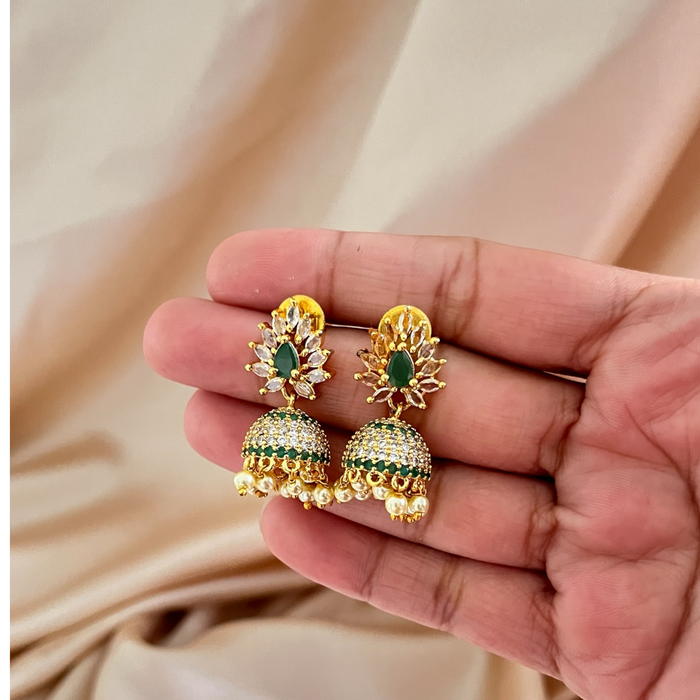 Stone studded Jhumka
