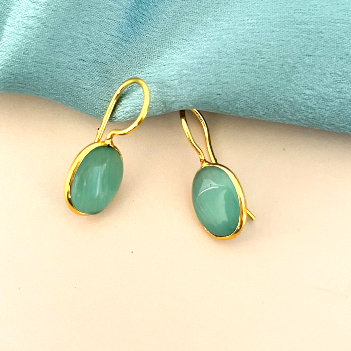 Aroopa Oval drop earrings
