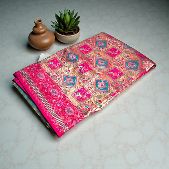 Aroopa Silk Blend Tulip Saree