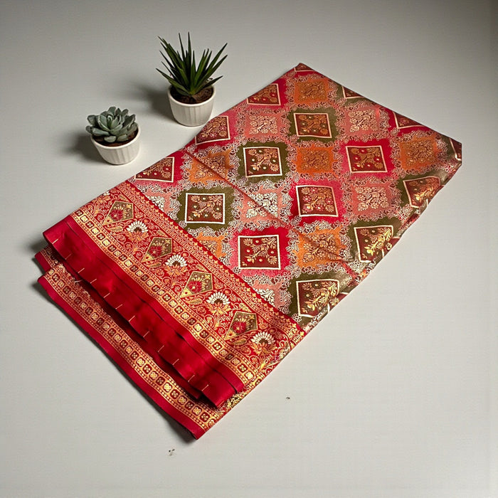 Aroopa Silk Blend Tulip Saree