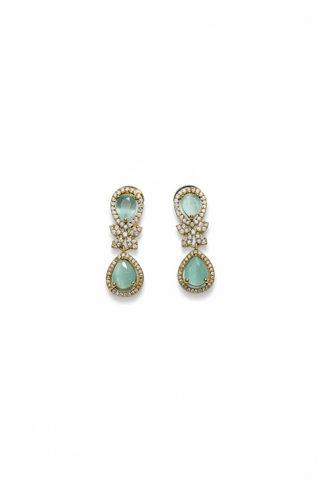 Aroopa Katha Teardrop Statement Set