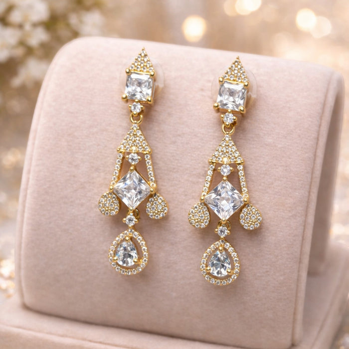 Aroopa Royal Cascade Drop Earrings