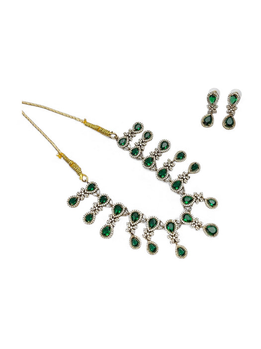 Aroopa Katha Teardrop Statement Set