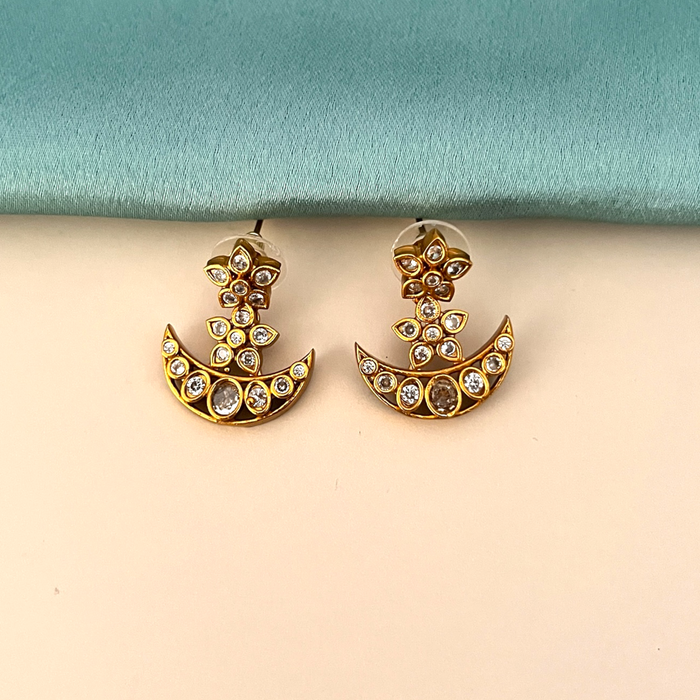 Half moon necklace set