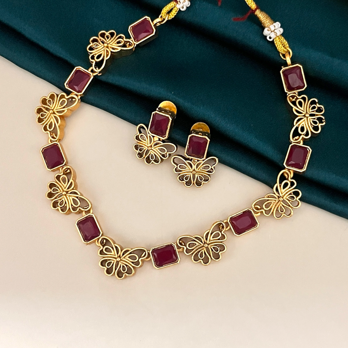 Butterfly Necklace set