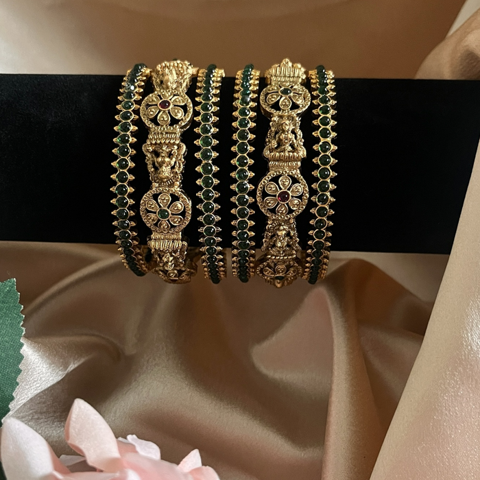 Lakshmi Bangle combo- Green