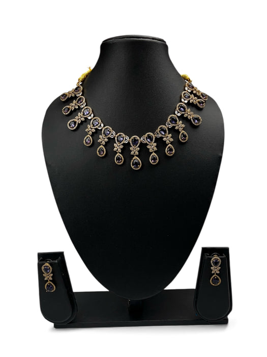 Aroopa Katha Teardrop Statement Set