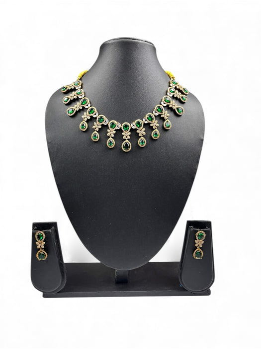 Aroopa Katha Teardrop Statement Set