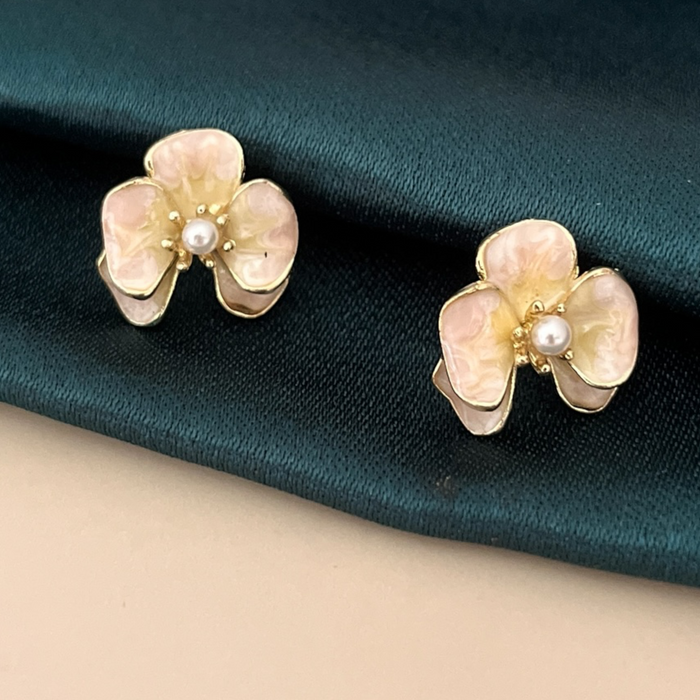 Floral Korean Earrings
