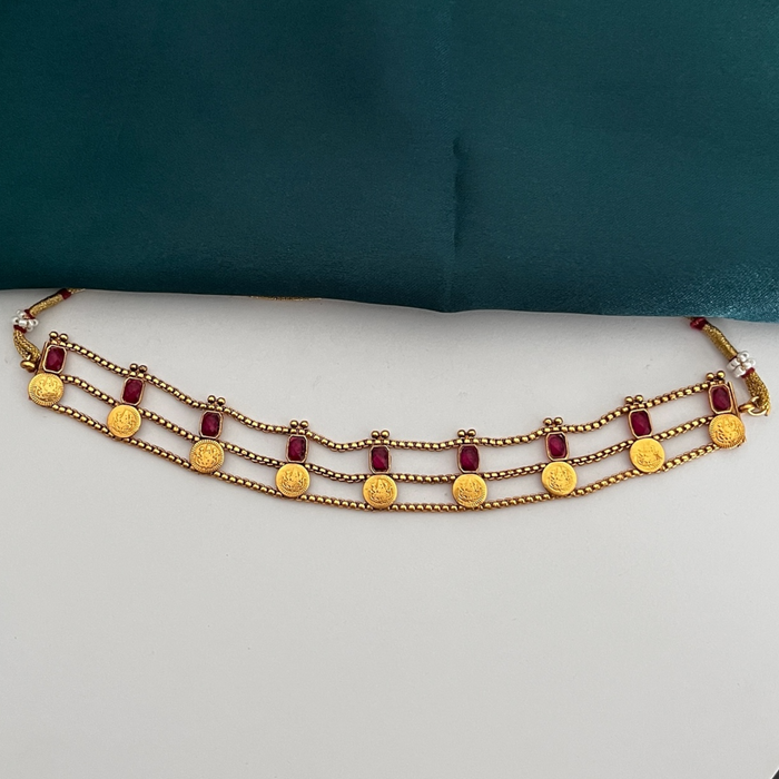 Layer Necklace- Pink