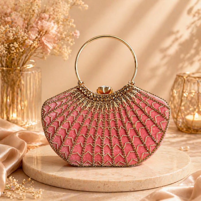Aroopa Fancy Beaded Clutch