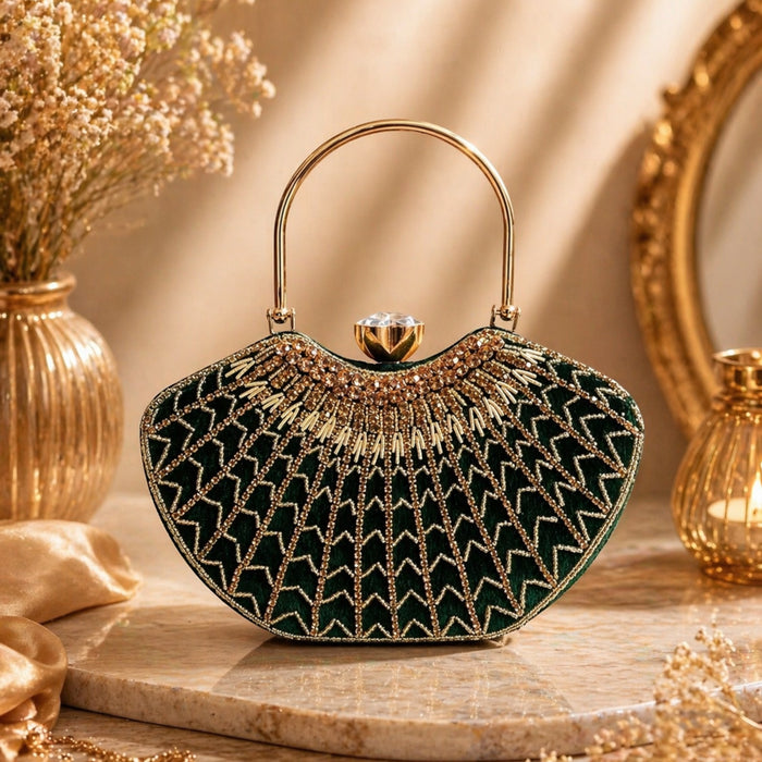 Aroopa Fancy Beaded Clutch