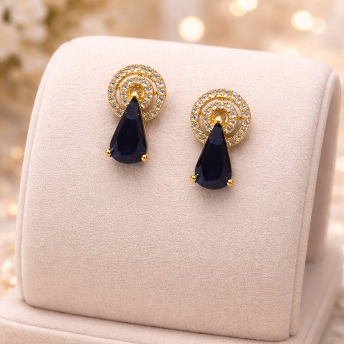 Aroopa Drop Crystal Stud Earrings