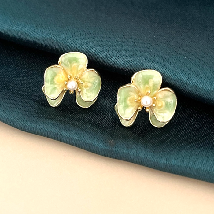 Floral Korean Earrings