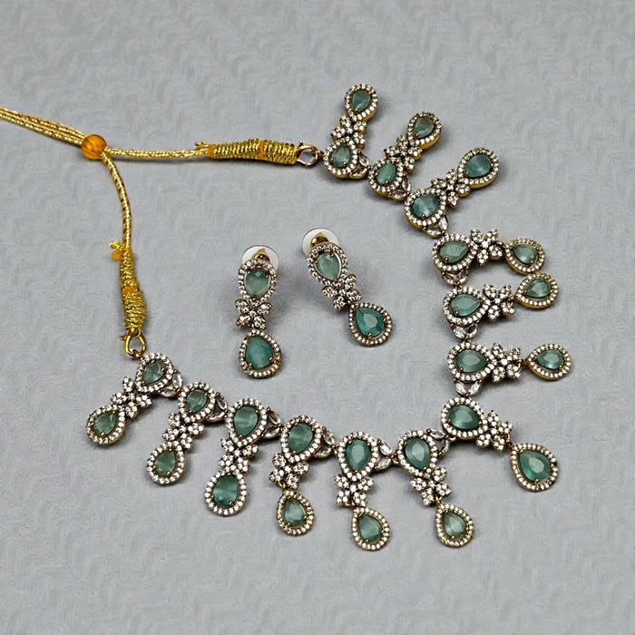 Aroopa Katha Teardrop Statement Set
