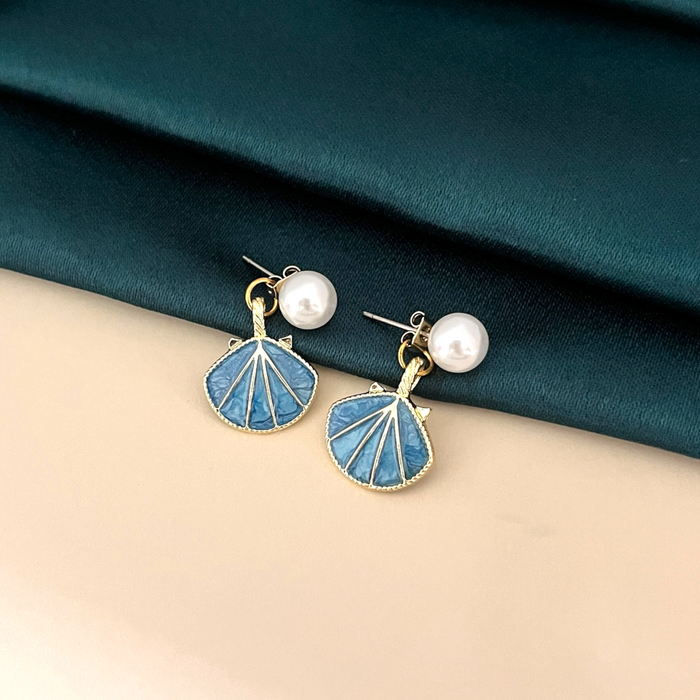 Shell Drop Earrings
