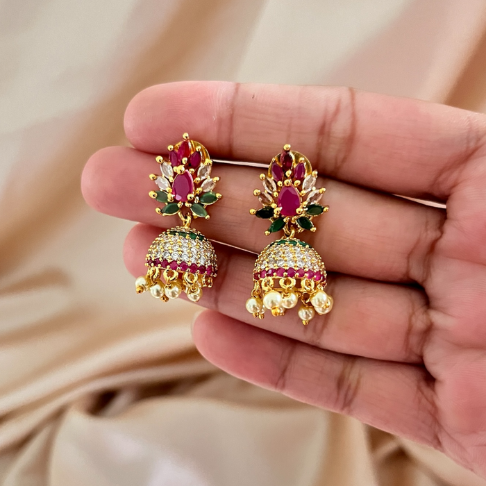 Stone studded Jhumka