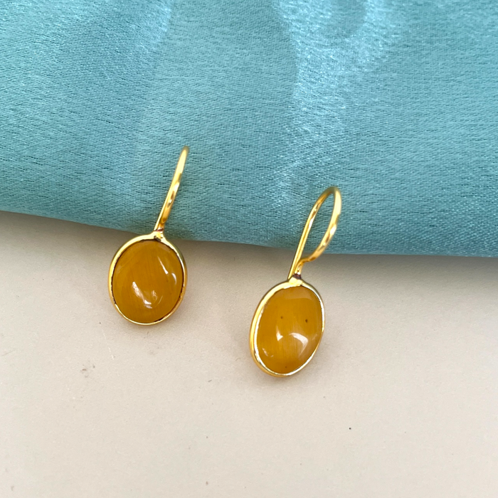 Aroopa Oval drop earrings