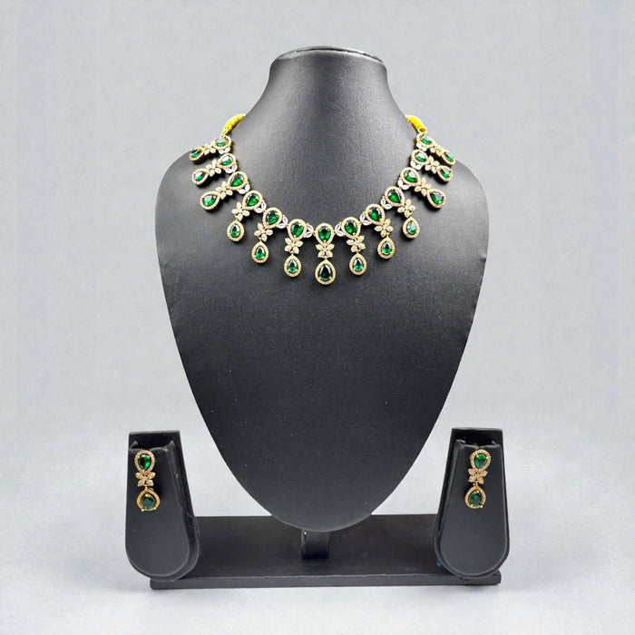 Aroopa Katha Teardrop Statement Set