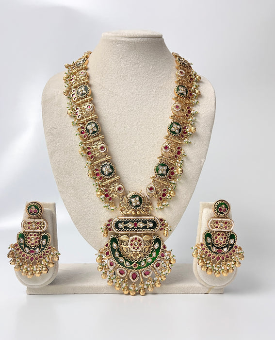 Aroopa Heritage Long Necklace Set