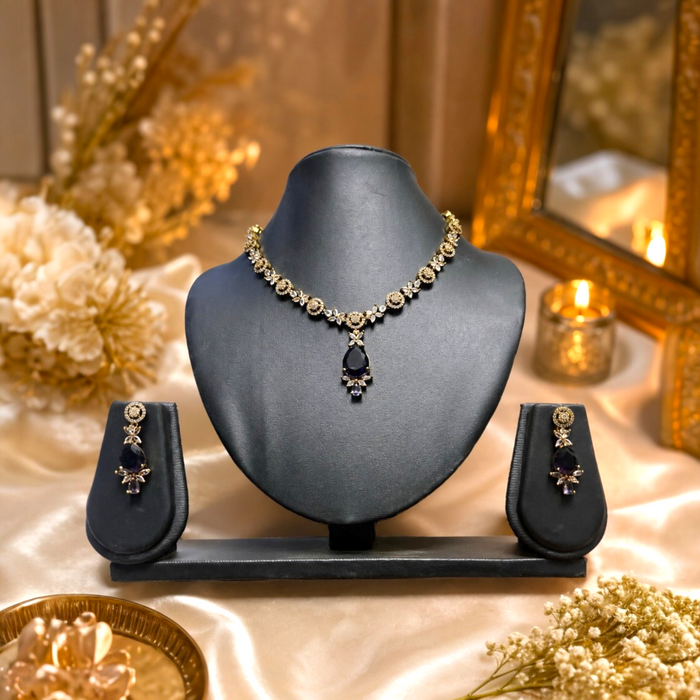 Aroopa Stone Necklace Set