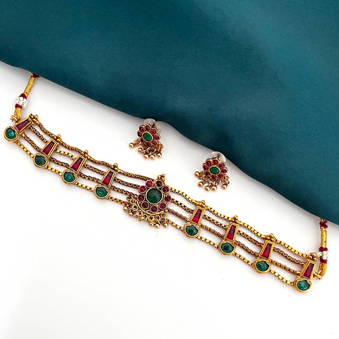 Aroopa Floral Choker