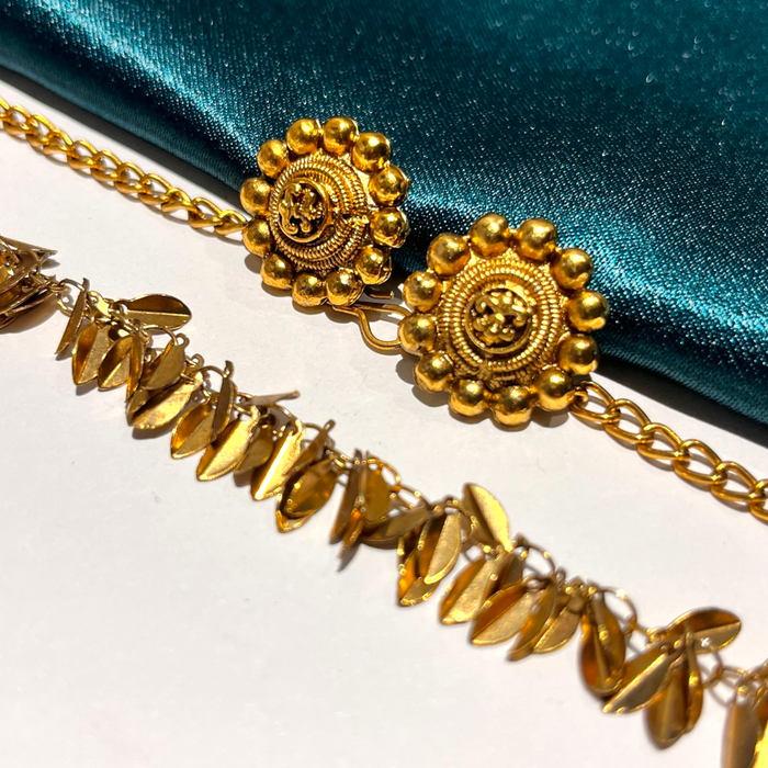 Elakkathali antique necklace- single layer