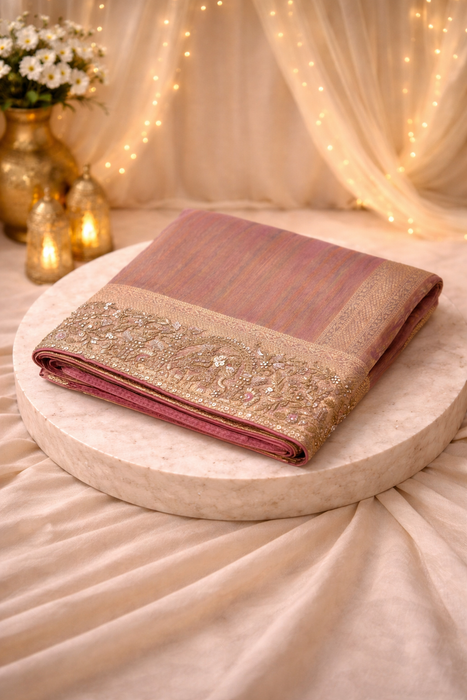 Aroopa Mystic Sequins Work Saree with unstiched sequins work blouse