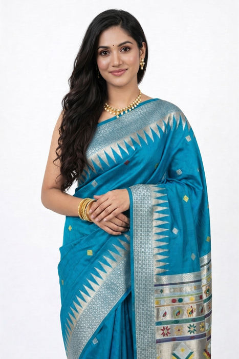 Aroopa Raw Silk Saree with Special Pallu