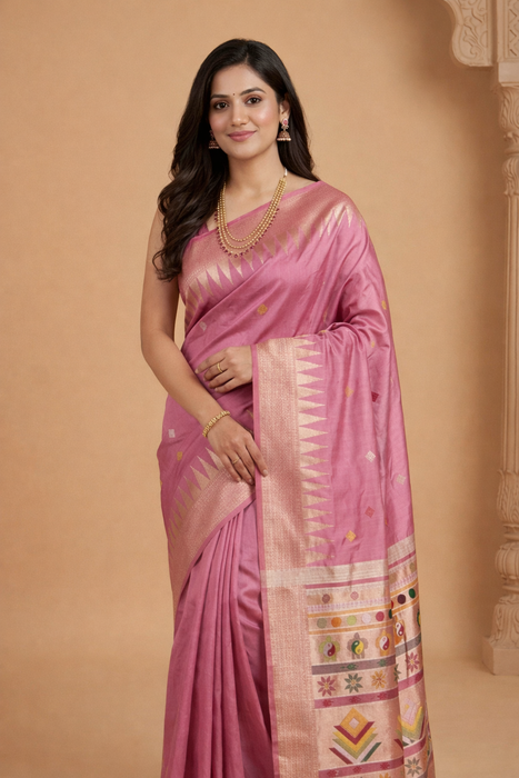 Aroopa Raw Silk Saree with Special Pallu