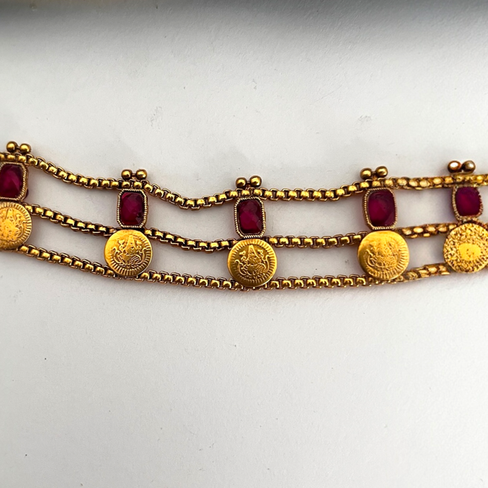 Layer Necklace- Pink