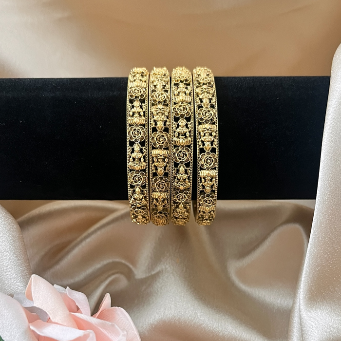 Lakshmi Bangle Set- Matte finish
