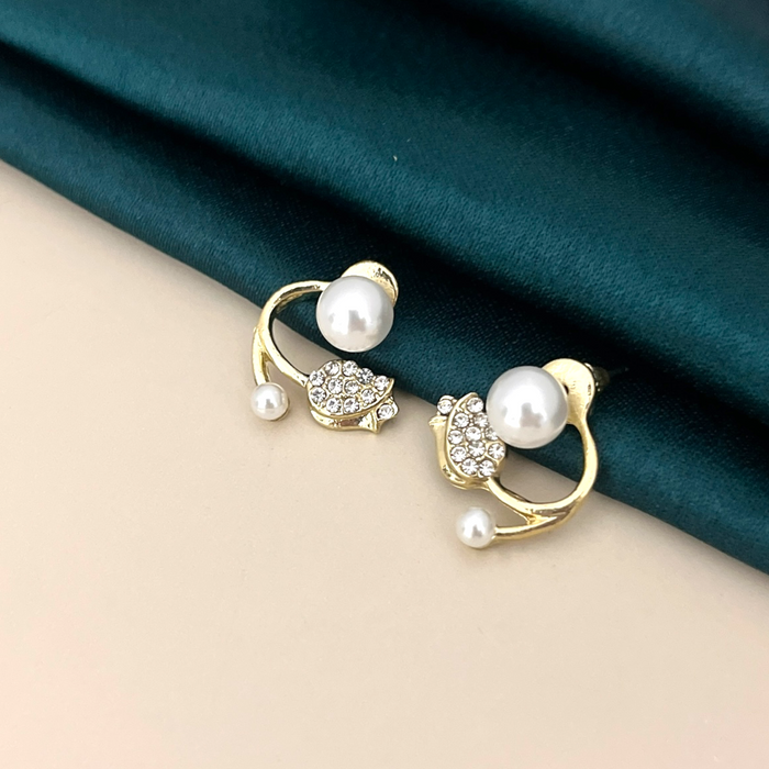 Floral Pearl Earrings