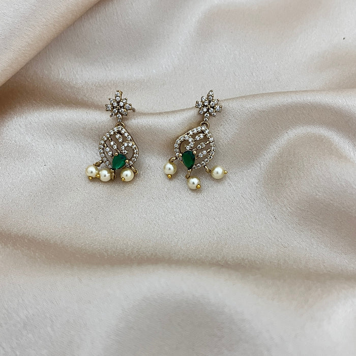 Aroopa Pearl Grace Drop Earrings