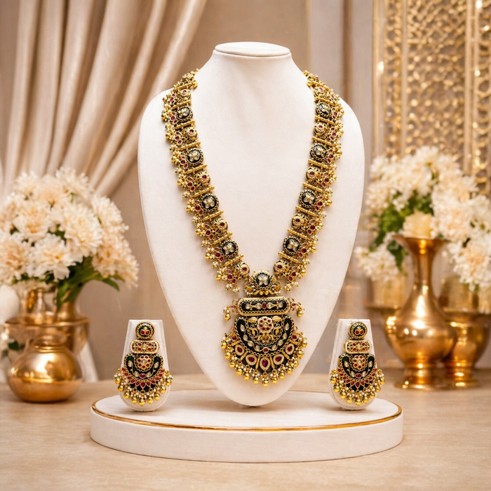 Aroopa Heritage Long Necklace Set