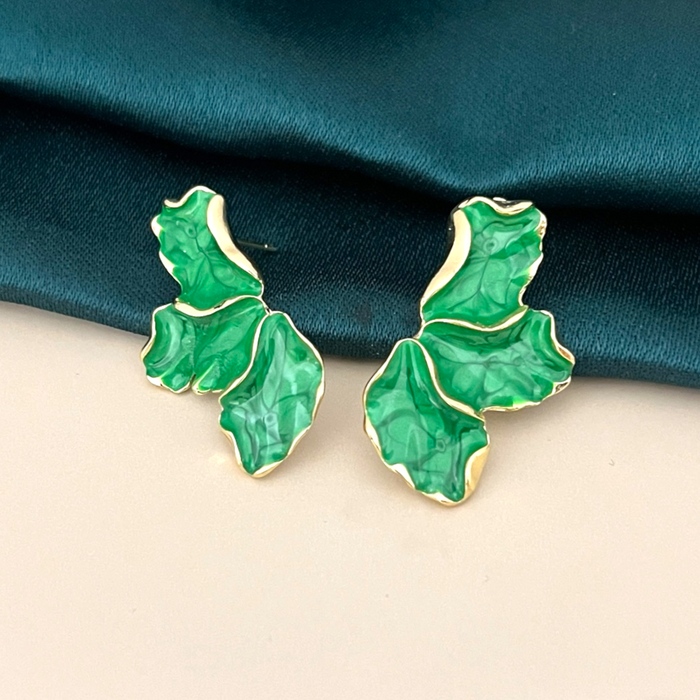 Enamel Earrings