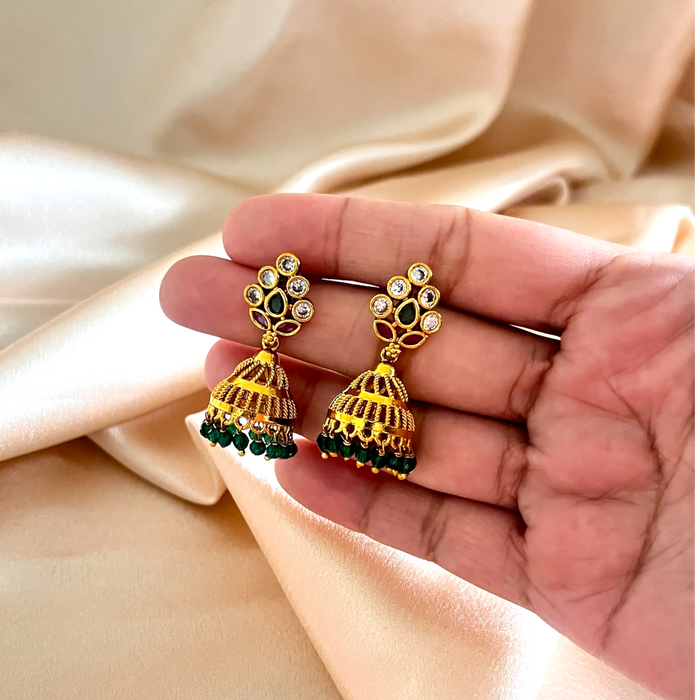 Floral Jhumka