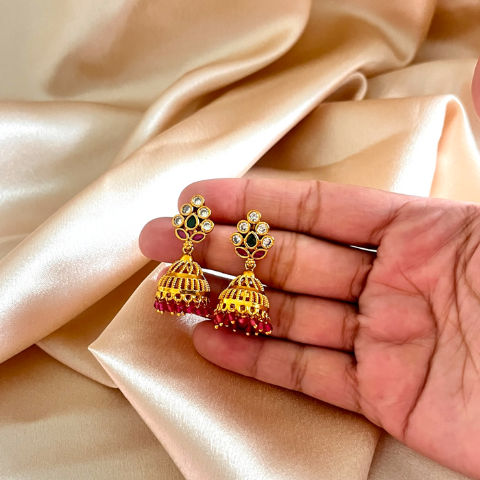Floral Jhumka