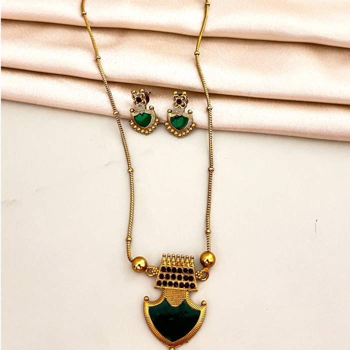 Pendant Chain Set- Green