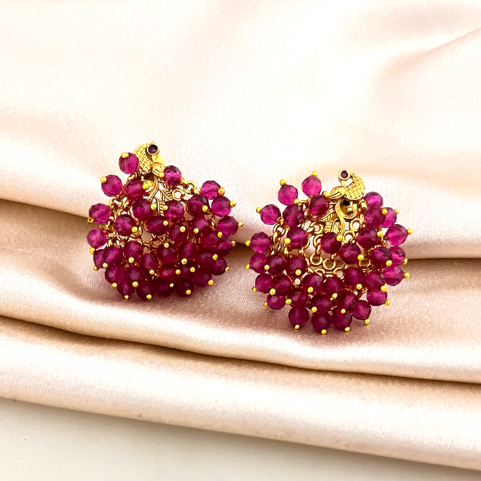 Aroopa Cluster Pearl Beads Earrings