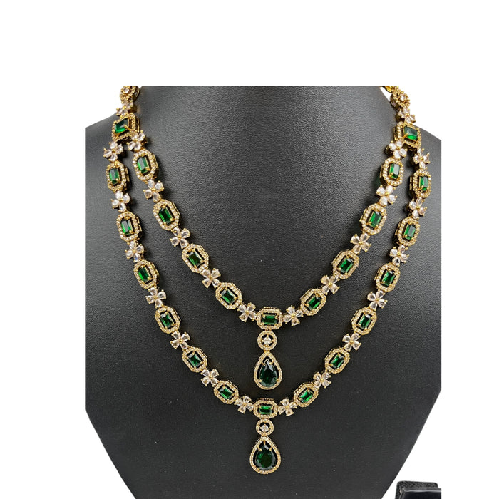 Aroopa Layered Crystal Necklace Set
