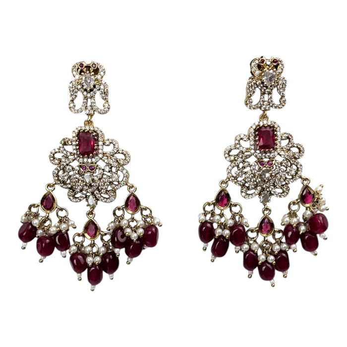 Aroopa Ruby Bridal Choker Set
