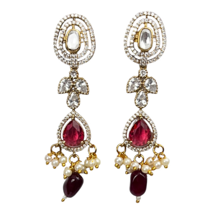 Aroopa Ruby Bridal Choker Set