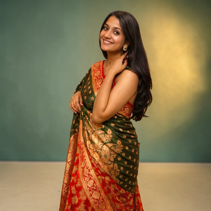 Aroopa Katan Silk Banarasi Grace