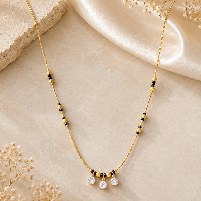 Aroopa Trinity Sparkle Mangalsutra - Short