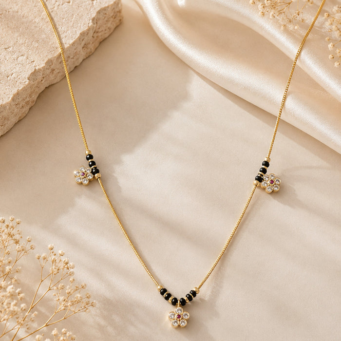 Aroopa Blossom Grace Mangalsutra - Short