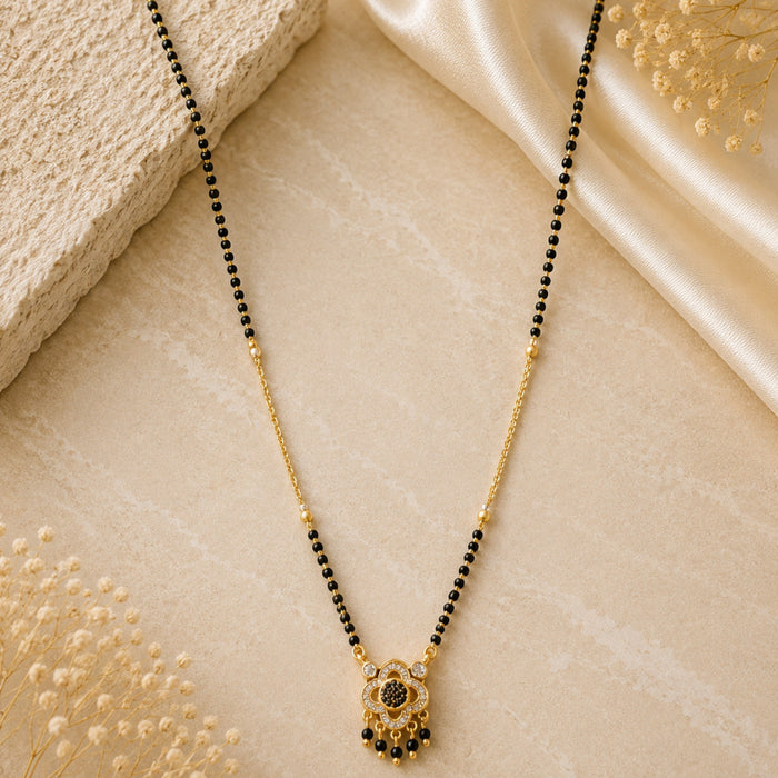 Aroopa Golden Blossom Mangalsutra- Short