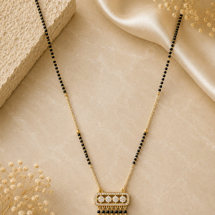 Aroopa Regal Rectangle Mangalsutra- Short