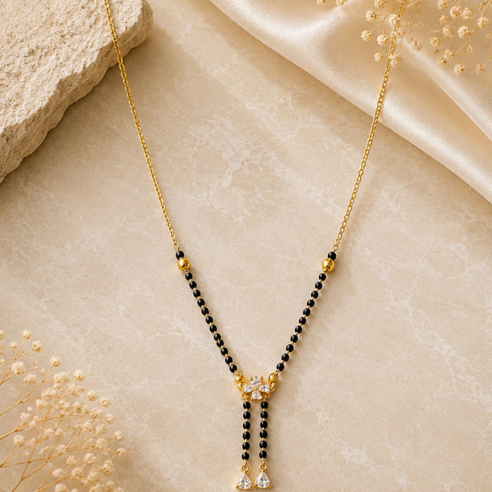 Aroopa Twinkling Tassel Mangalsutra - Short